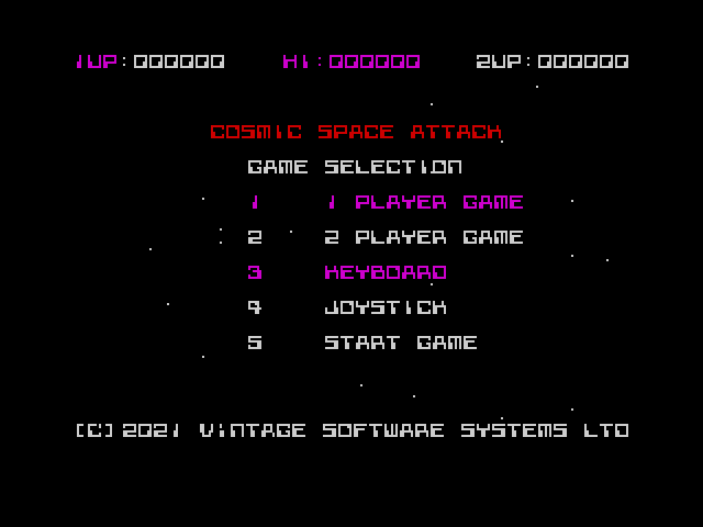 Cosmic Space Attack image, screenshot or loading screen