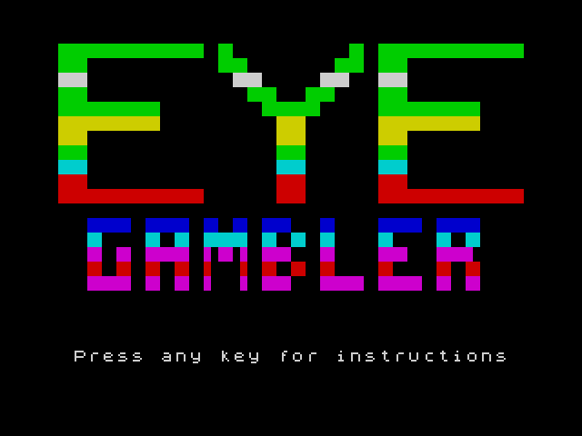[CSSCGC] Eye Gambler image, screenshot or loading screen