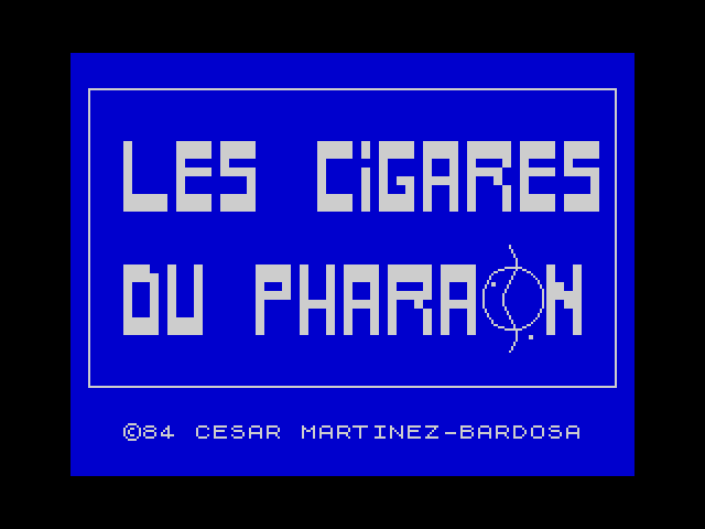 Les Cigares du Pharaon image, screenshot or loading screen
