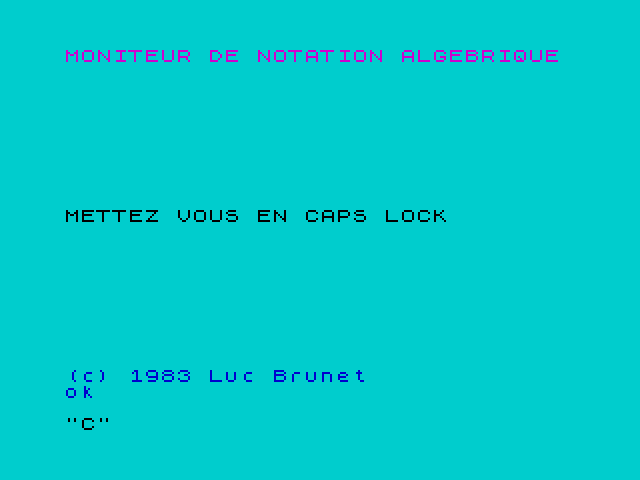 Moniteur AOS image, screenshot or loading screen