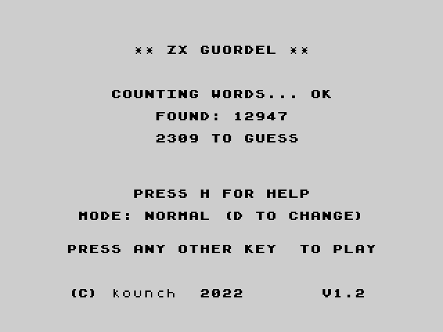 ZX Guordel image, screenshot or loading screen