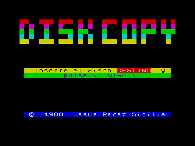 Disk-Copy image, screenshot or loading screen