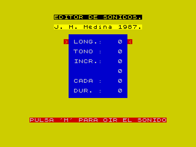 Editor de Sonidos image, screenshot or loading screen