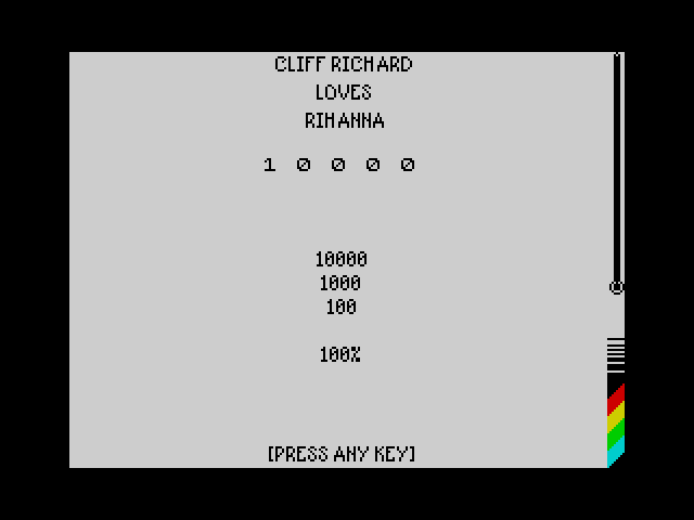 [CSSCGC] Cliff Richard loves Rihanna... FACT! image, screenshot or loading screen