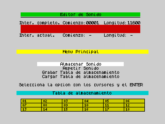 Editor de Sonidos image, screenshot or loading screen