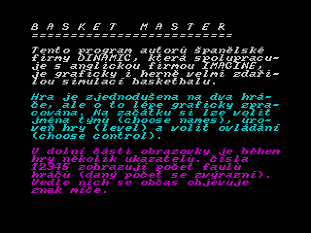 Informace pro majitele ZX Spectrum 3 image, screenshot or loading screen