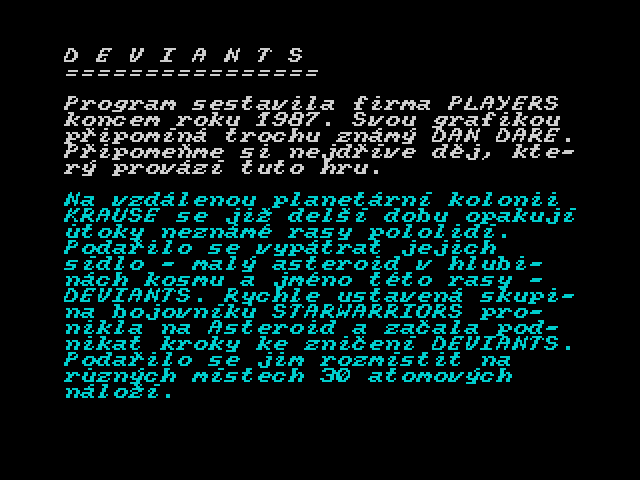 Informace pro majitele ZX Spectrum 7 image, screenshot or loading screen