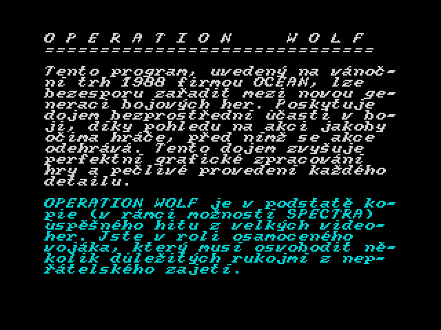 Informace pro majitele ZX Spectrum 10 image, screenshot or loading screen