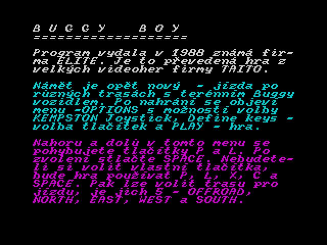 Informace pro majitele ZX Spectrum 12 image, screenshot or loading screen