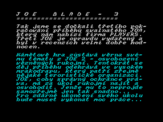 Informace pro majitele ZX Spectrum 20 image, screenshot or loading screen
