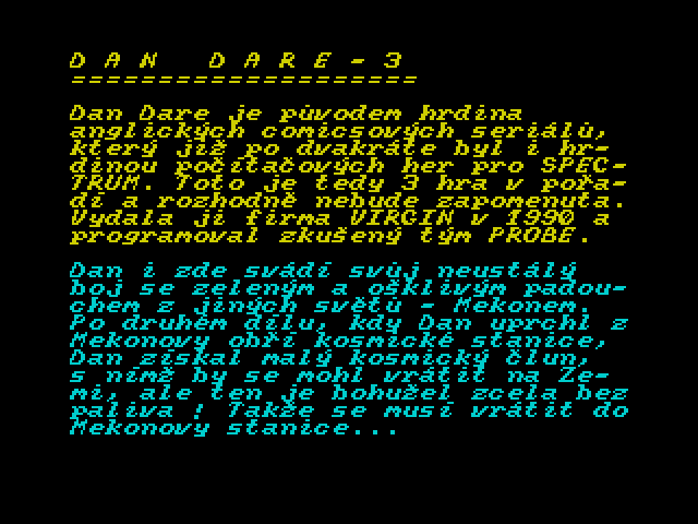 Informace pro majitele ZX Spectrum 22 image, screenshot or loading screen