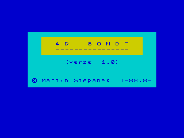4D Sonda - Čtyřrozměrné bludiště image, screenshot or loading screen