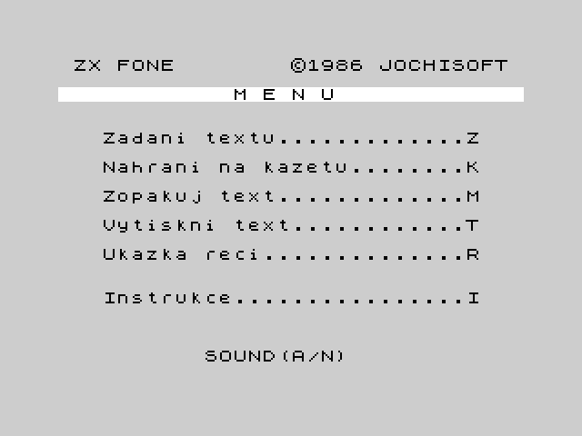 ZX Fone image, screenshot or loading screen
