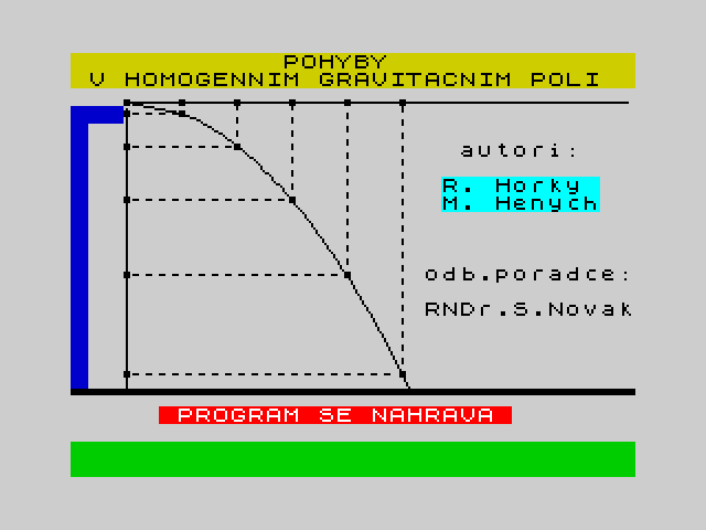 Pohyby v homogenním gravitačním poli image, screenshot or loading screen