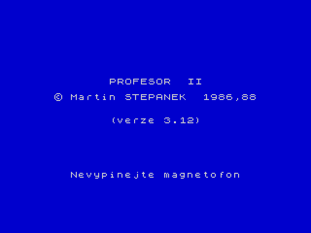 Profesor II image, screenshot or loading screen