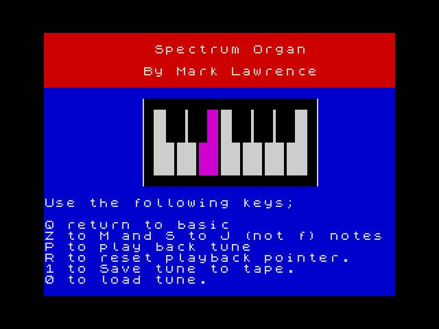 Spectrum Organ image, screenshot or loading screen