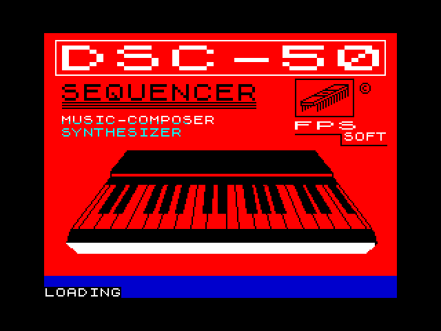 DSC-50 Music Composer and Digital Sequencer image, screenshot or loading screen