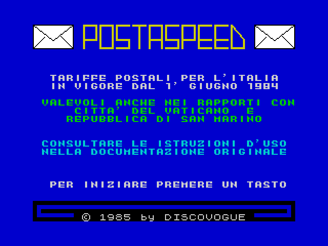 Posta Speed image, screenshot or loading screen