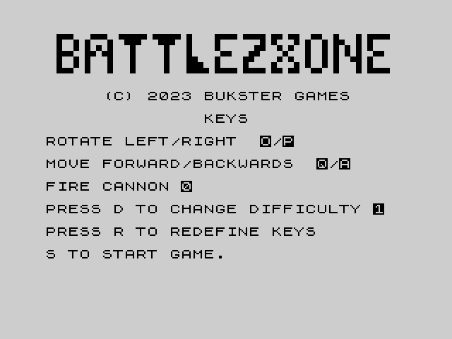Battle ZXone image, screenshot or loading screen