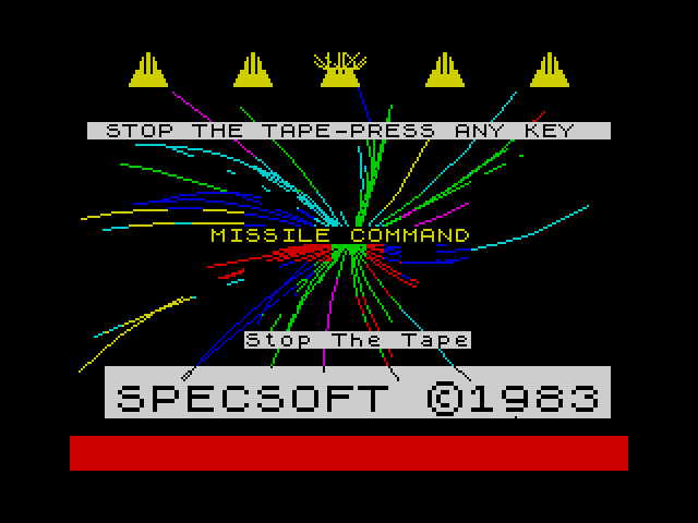 Missile Command image, screenshot or loading screen