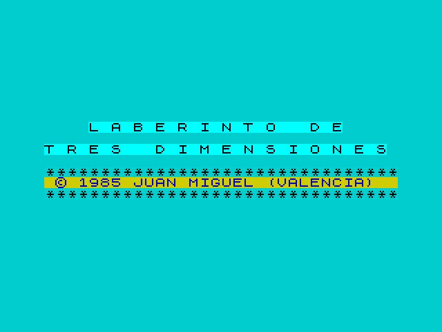 Laberinto de Tres Dimensiones image, screenshot or loading screen