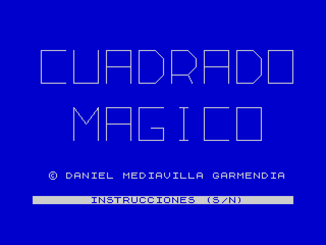 Cuadrado Mágico image, screenshot or loading screen