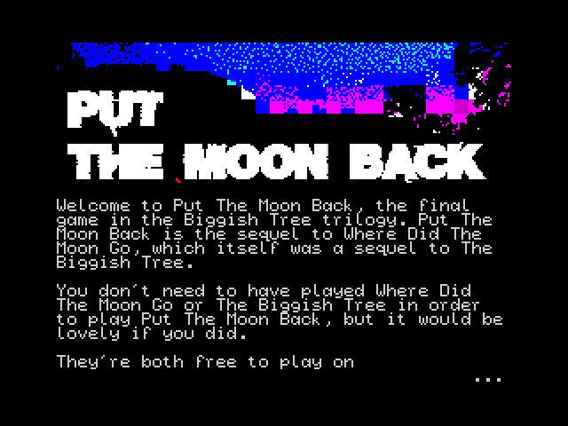 Put The Moon Back image, screenshot or loading screen