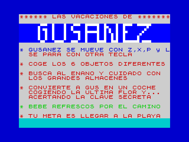 Gusanez Se Va De Vacaciones image, screenshot or loading screen