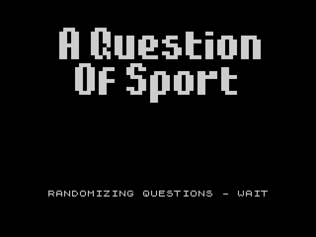 [CSSCGC] A Question of Sport image, screenshot or loading screen