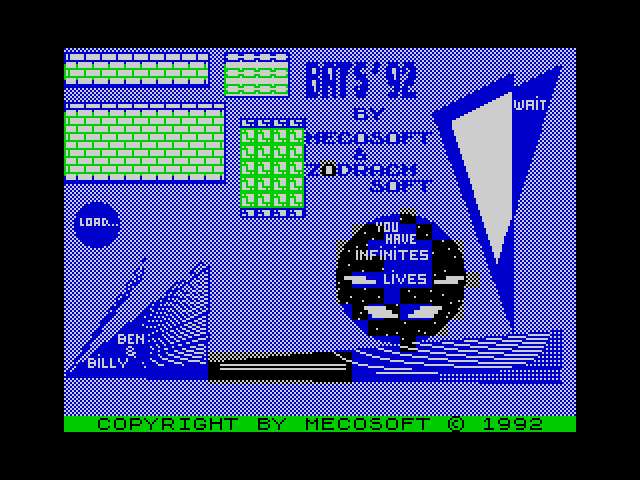 BATS'92\1 image, screenshot or loading screen
