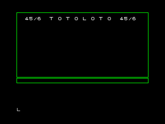 Totoloto 45/6 image, screenshot or loading screen