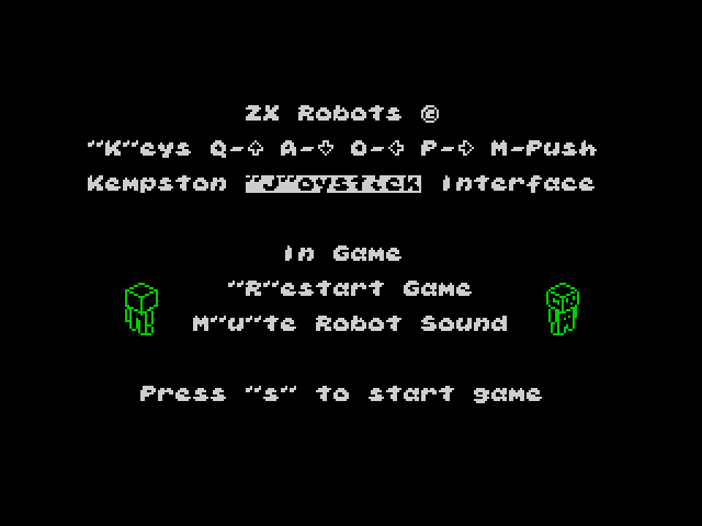 ZX Robots image, screenshot or loading screen