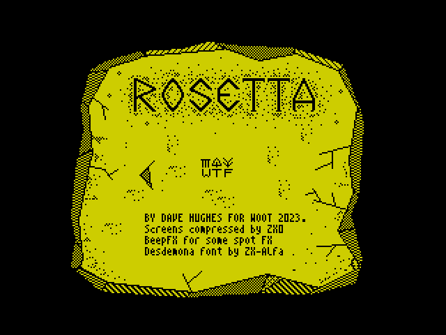 Rosetta image, screenshot or loading screen