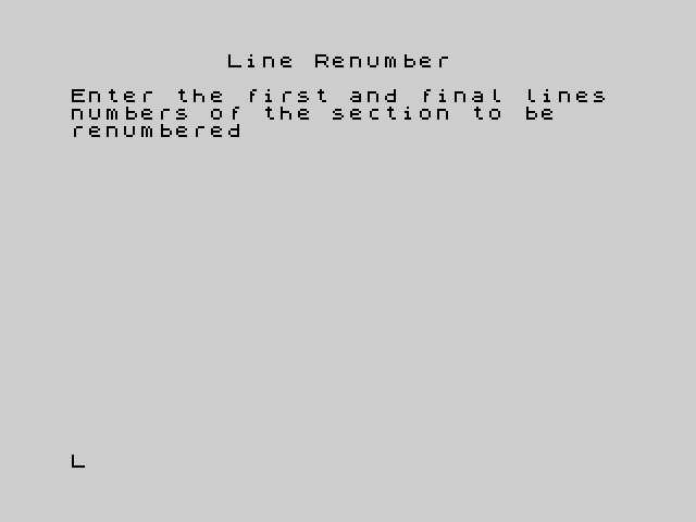 Line Renumber image, screenshot or loading screen