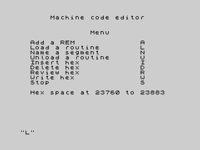 Machine Code Editor image, screenshot or loading screen