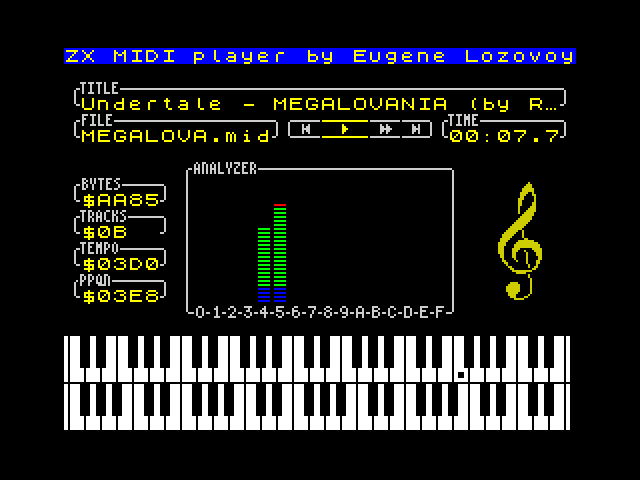 ZX MIDI Player image, screenshot or loading screen