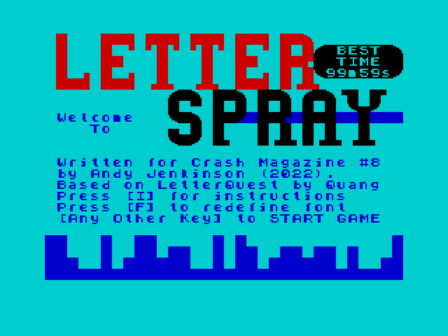 Letter Spray image, screenshot or loading screen