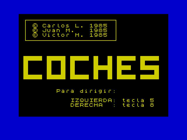 Coches image, screenshot or loading screen