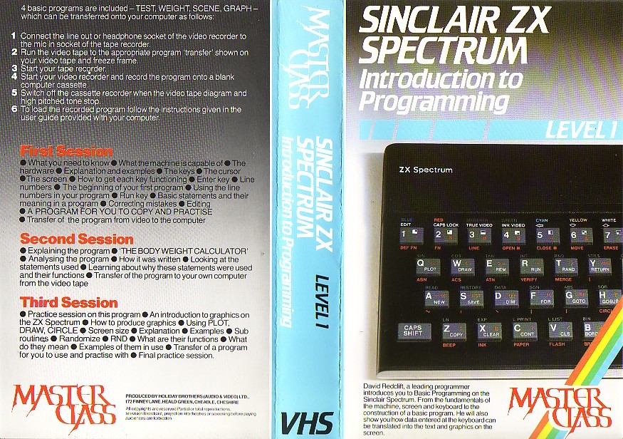 Master Class - Sinclair ZX Spectrum: Introduction to