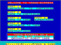 Trans-Express 85.2 image, screenshot or loading screen