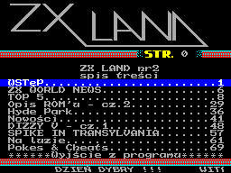 ZX Land issue 2 image, screenshot or loading screen