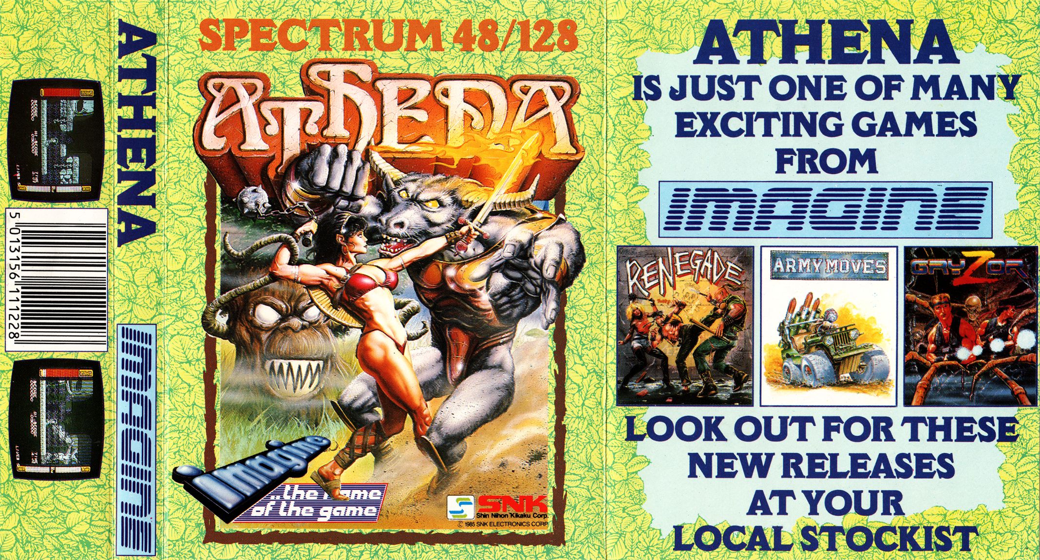 Athena at Spectrum Computing - Sinclair ZX Spectrum games 