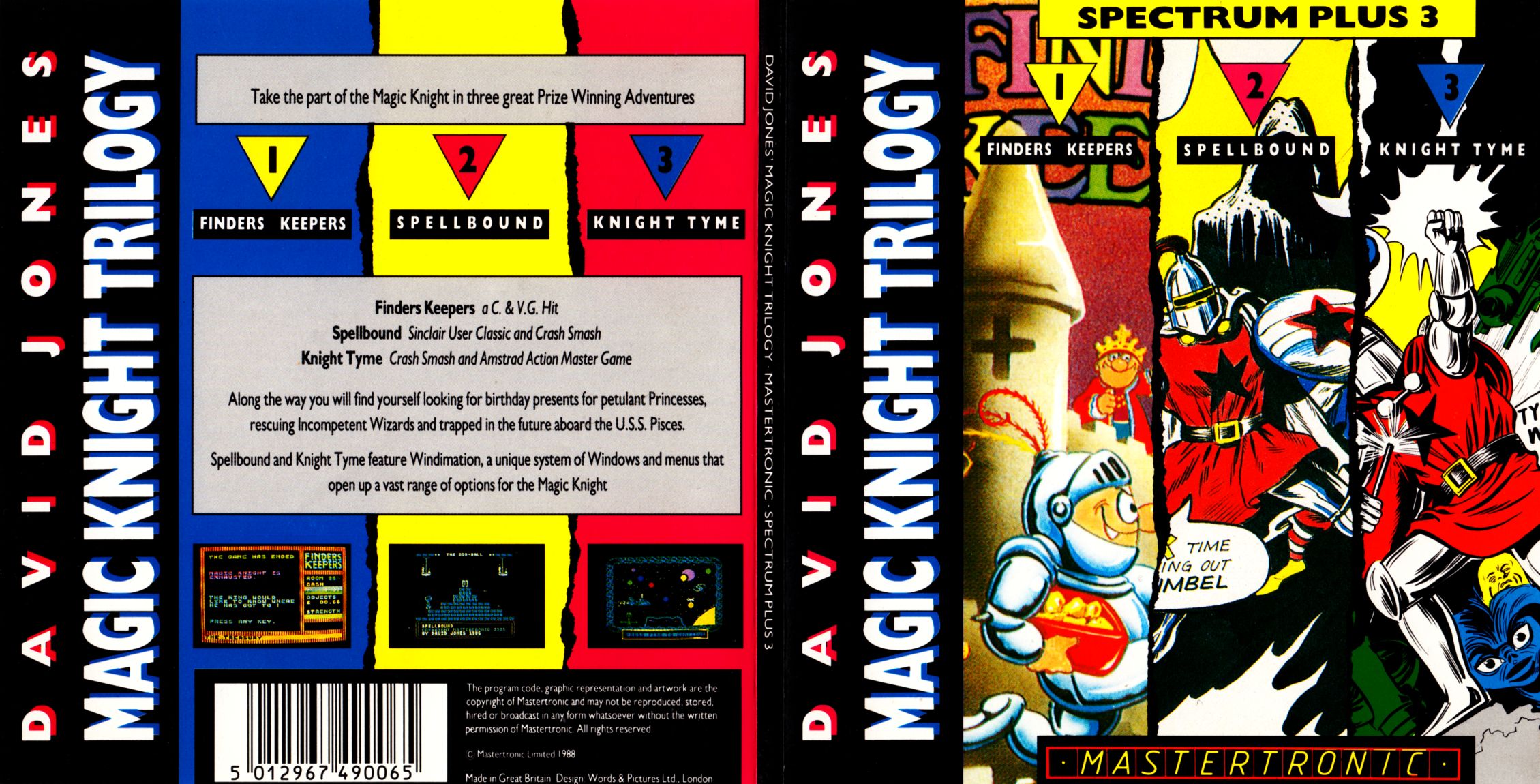 Magic Knight da Mastertronic/scarto medio assoluto-zx spectrum cassetta IO ti salverò 