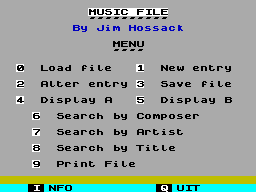 Music File image, screenshot or loading screen