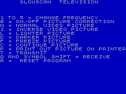 Slowscan Television image, screenshot or loading screen