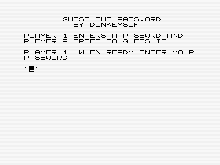 [CSSCGC] Guess The Password image, screenshot or loading screen