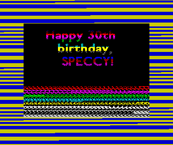 Happy 30th Birthday SPECCY! image, screenshot or loading screen