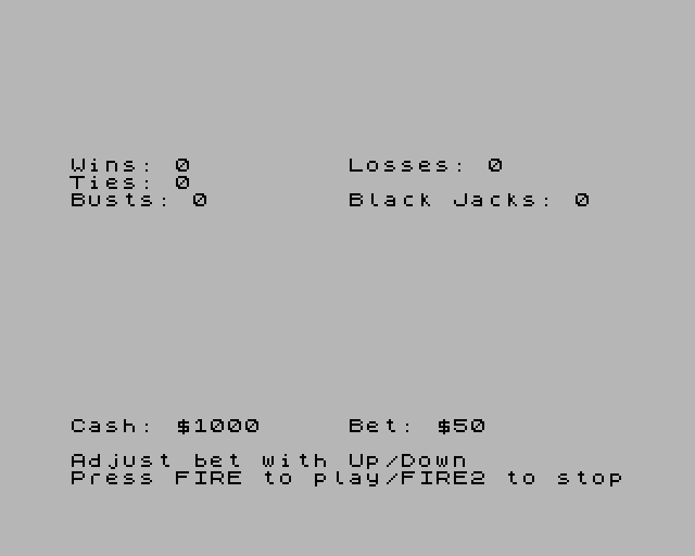 Black Jack image, screenshot or loading screen