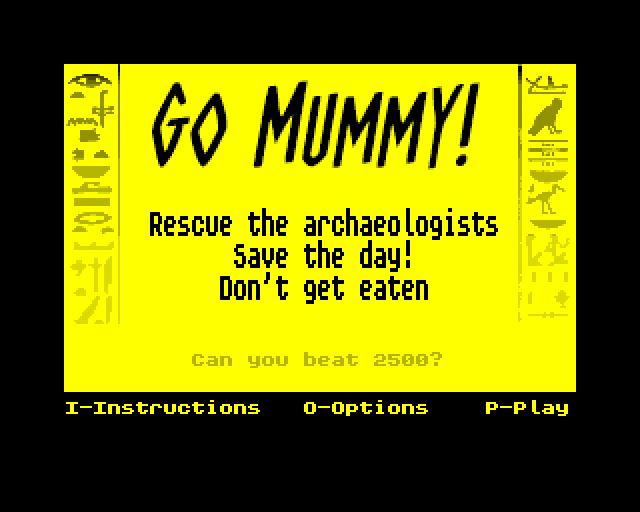 Go Mummy image, screenshot or loading screen