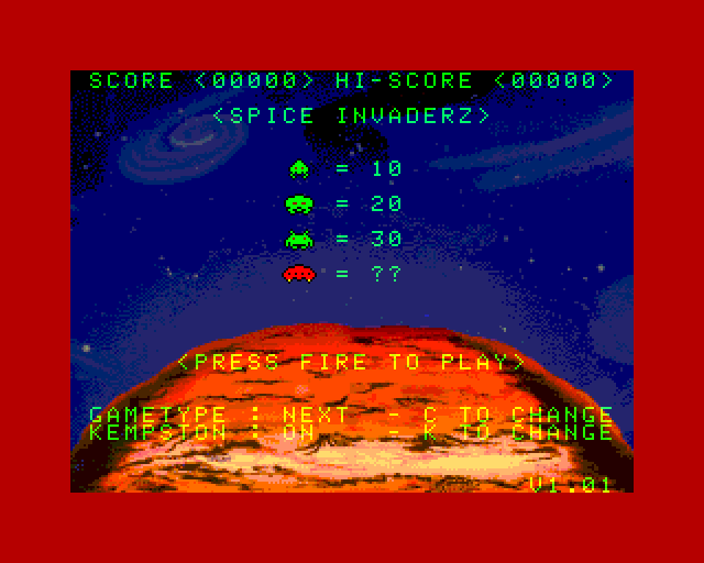 Spice Invaderz image, screenshot or loading screen